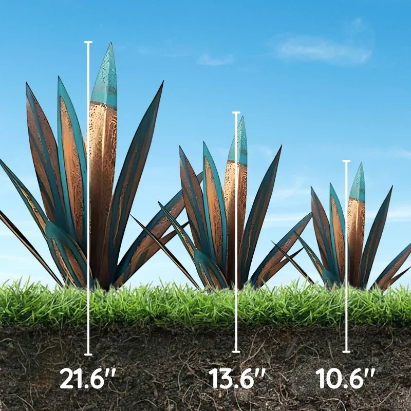 Agave Americana Metal Decorative Plant