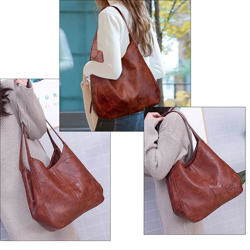 Vegan leather tote bag for work | TRIESTE