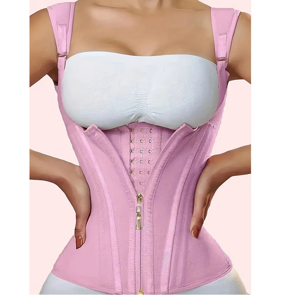 Women's Waist Shapewear Vest with Adjustable Shoulder Straps – Firm Control Girdle, S–XXXL