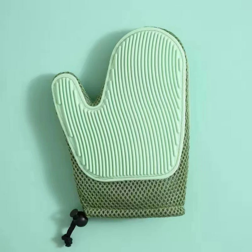 2in1 cat glove for grooming