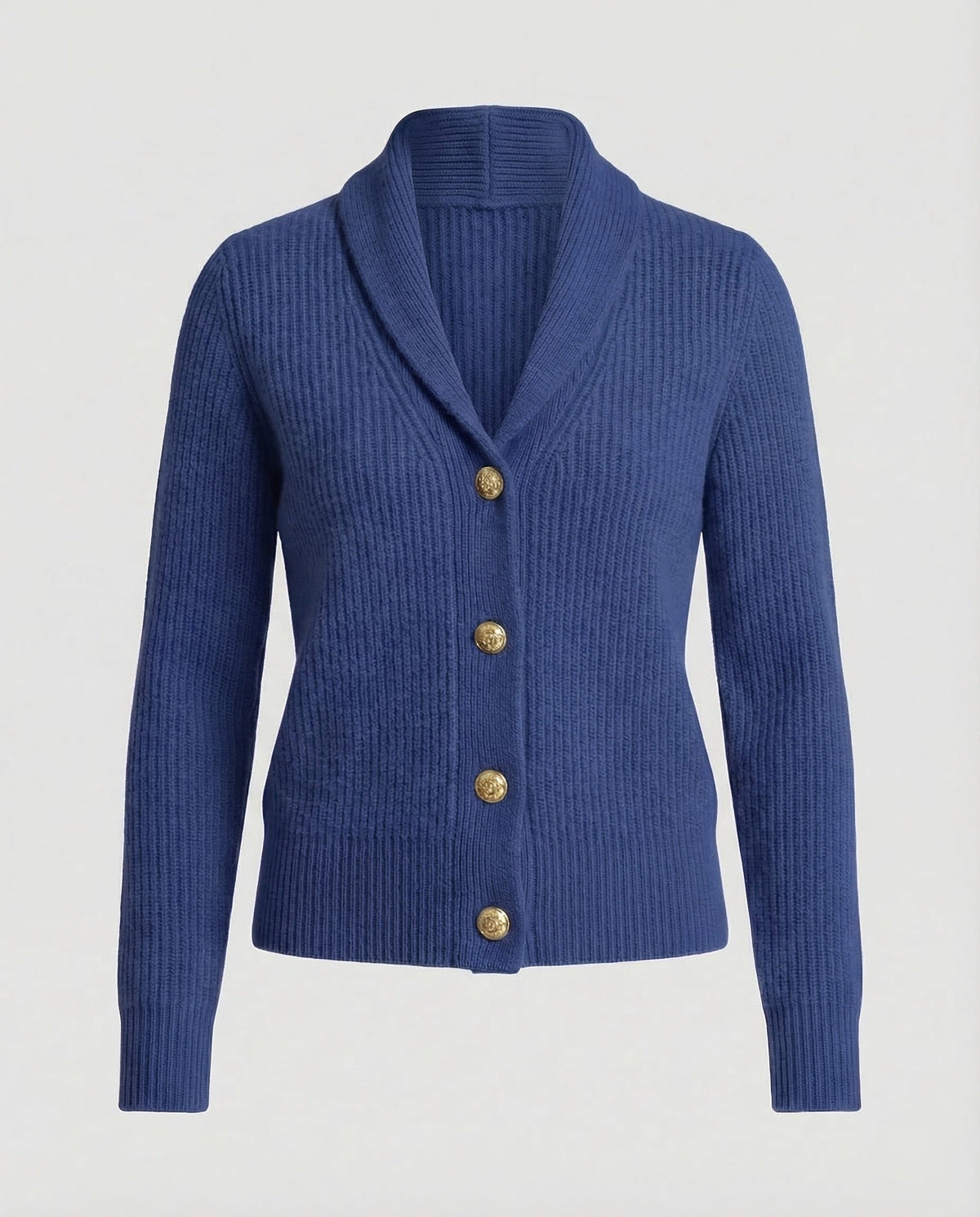 Women’s Knit Cardigan with Lapel Collar
