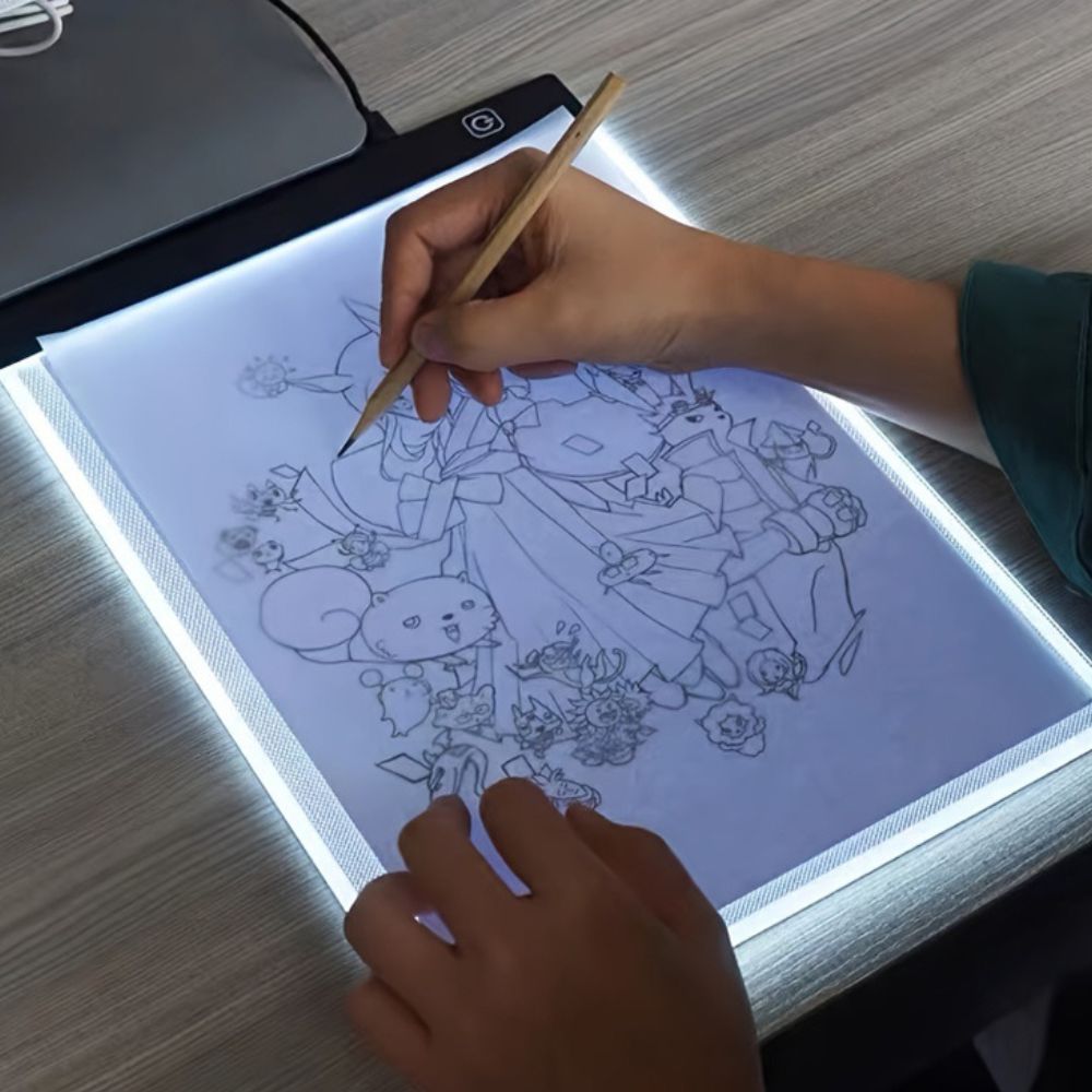 A4 A5 Ultra-Thin LED Drawing Tablet for Tracing & Sketching