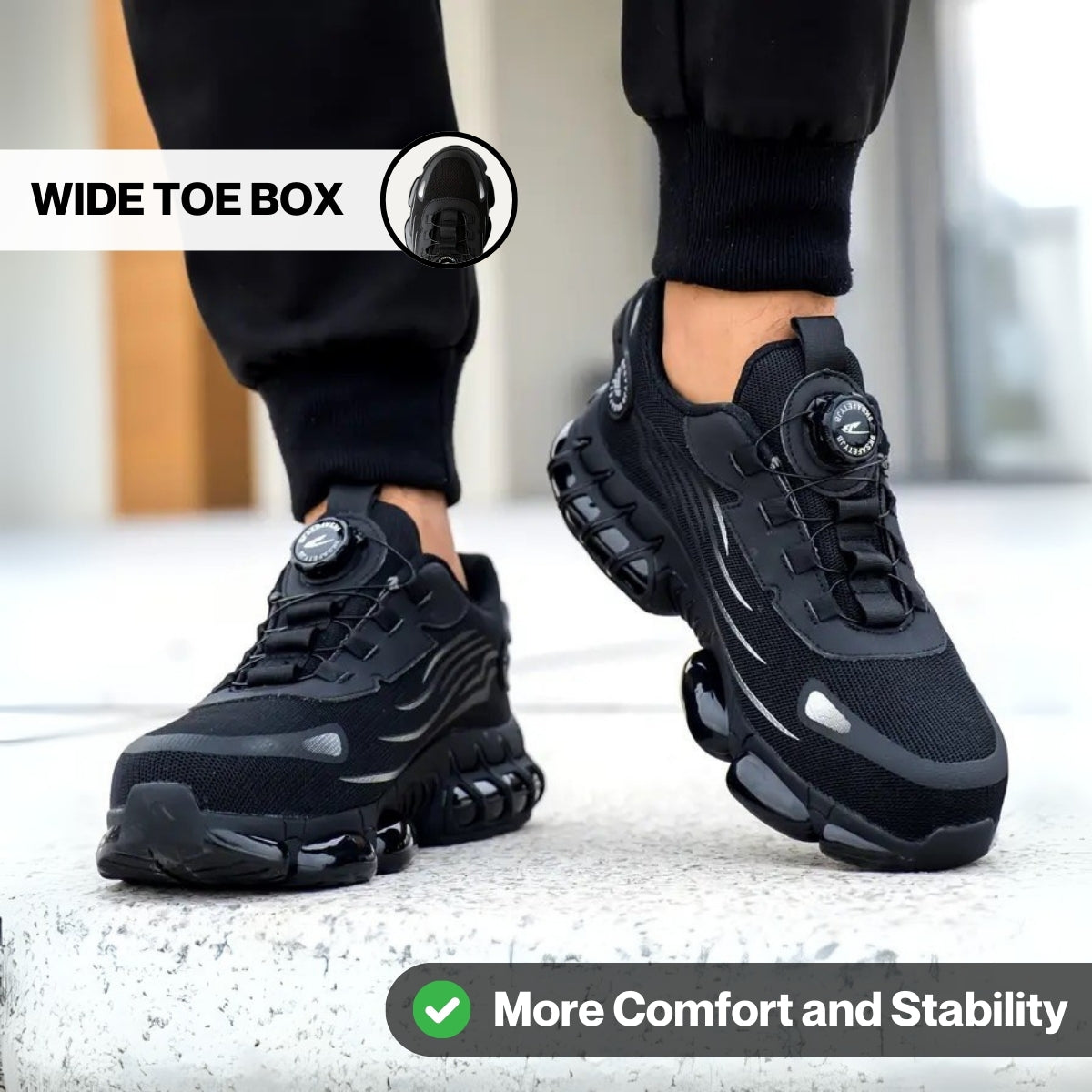 Axon Protective Steel Toe Sneakers – Durable Workwear