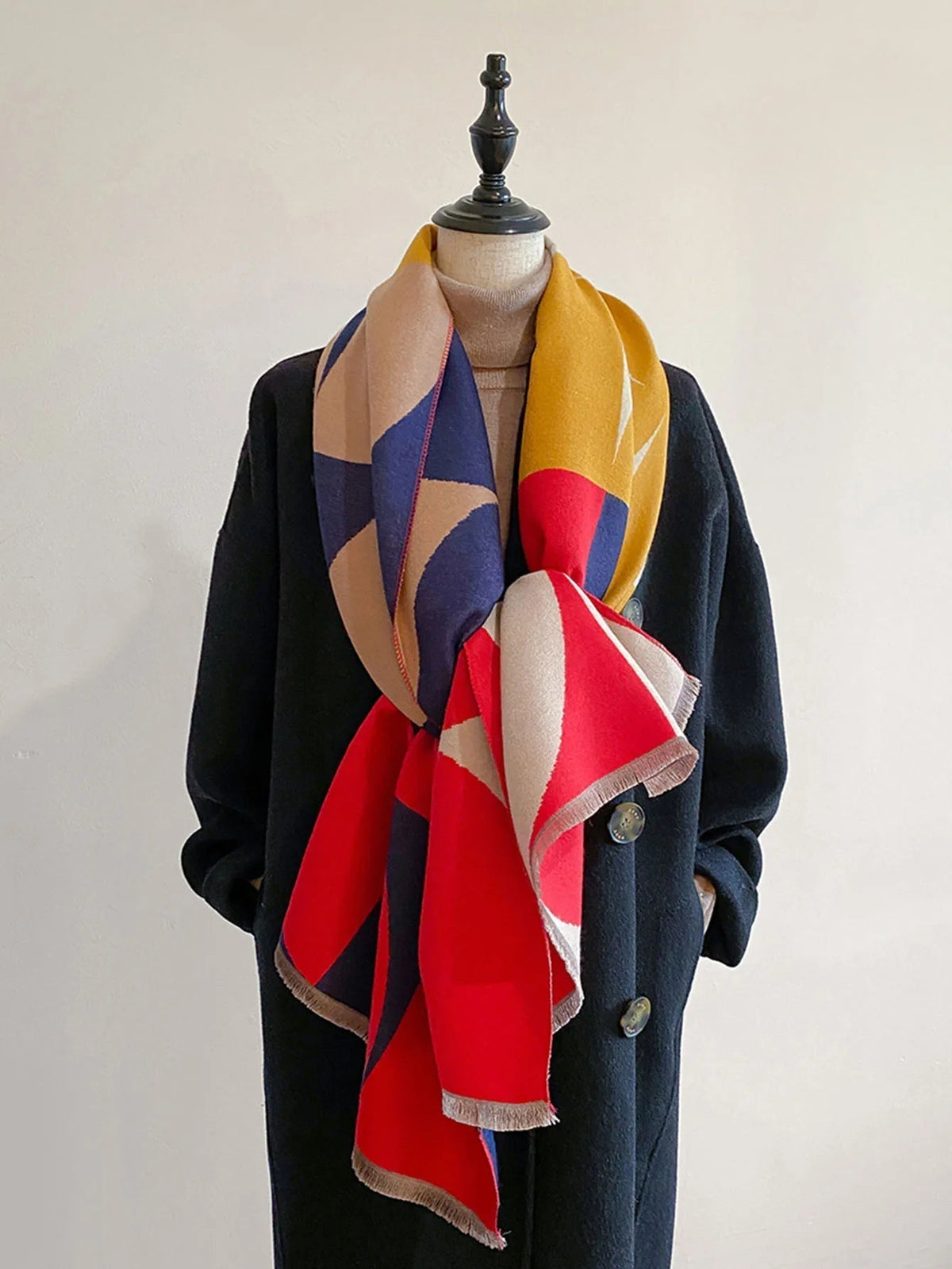 Women’s Reversible Cashmere Scarf for Elegance & Warmth | Amarae