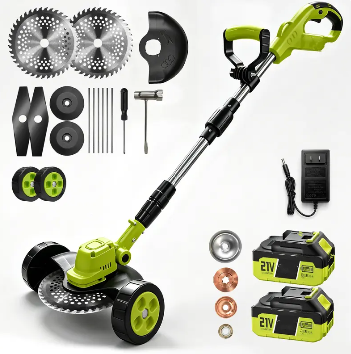 🔥 Cut, Edge & Trim with Ease! 🌿 21V 3-in-1 Cordless Trimmer + 2 Batteries | Save 55% Today