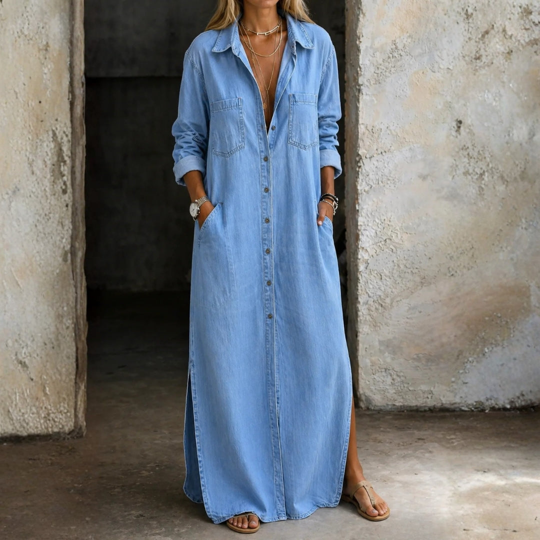 Delana - Button Down Dress