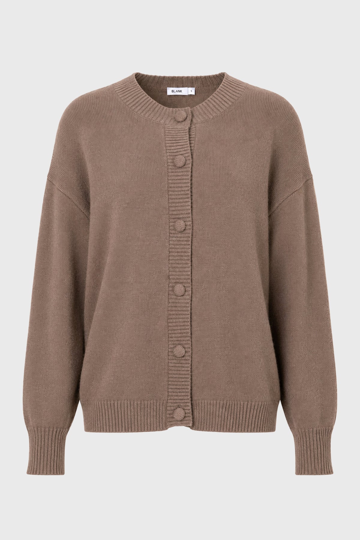 CHITHELABEL - Taupe Chunky Knit Cardigan