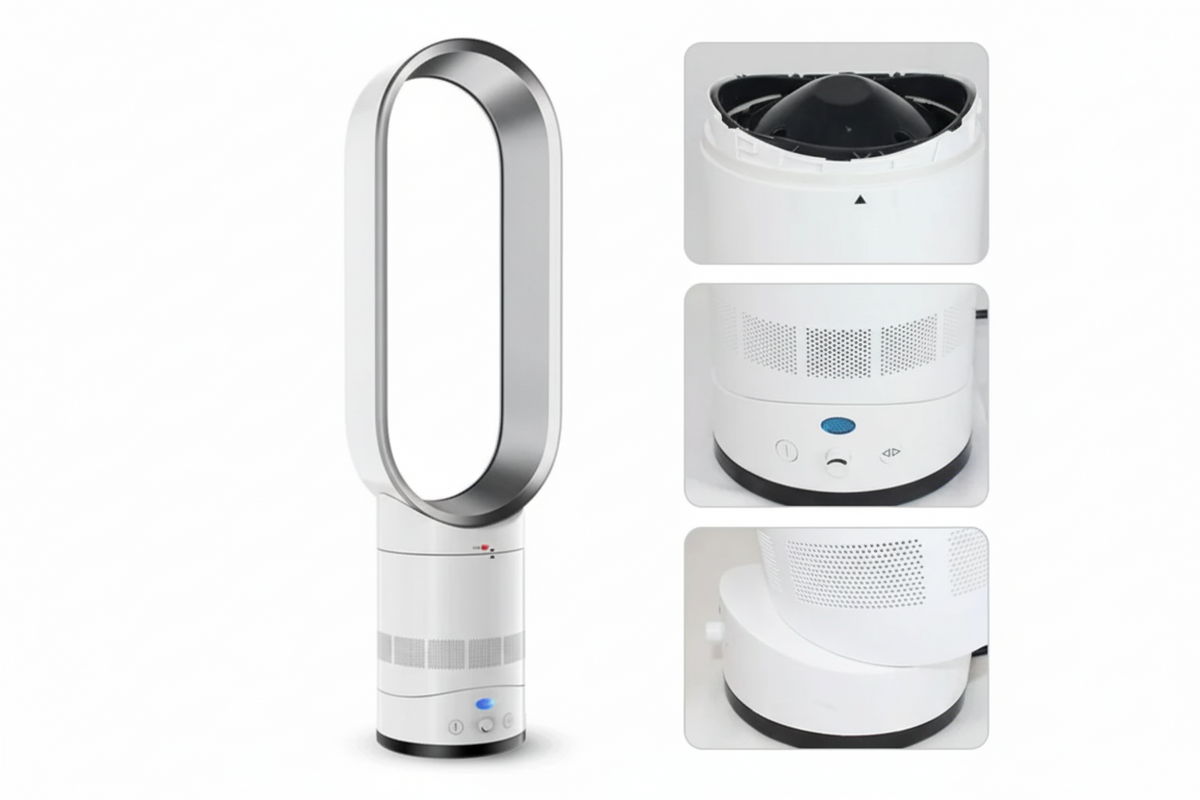 Safe & Stylish Bladeless Fan for Home Comfort