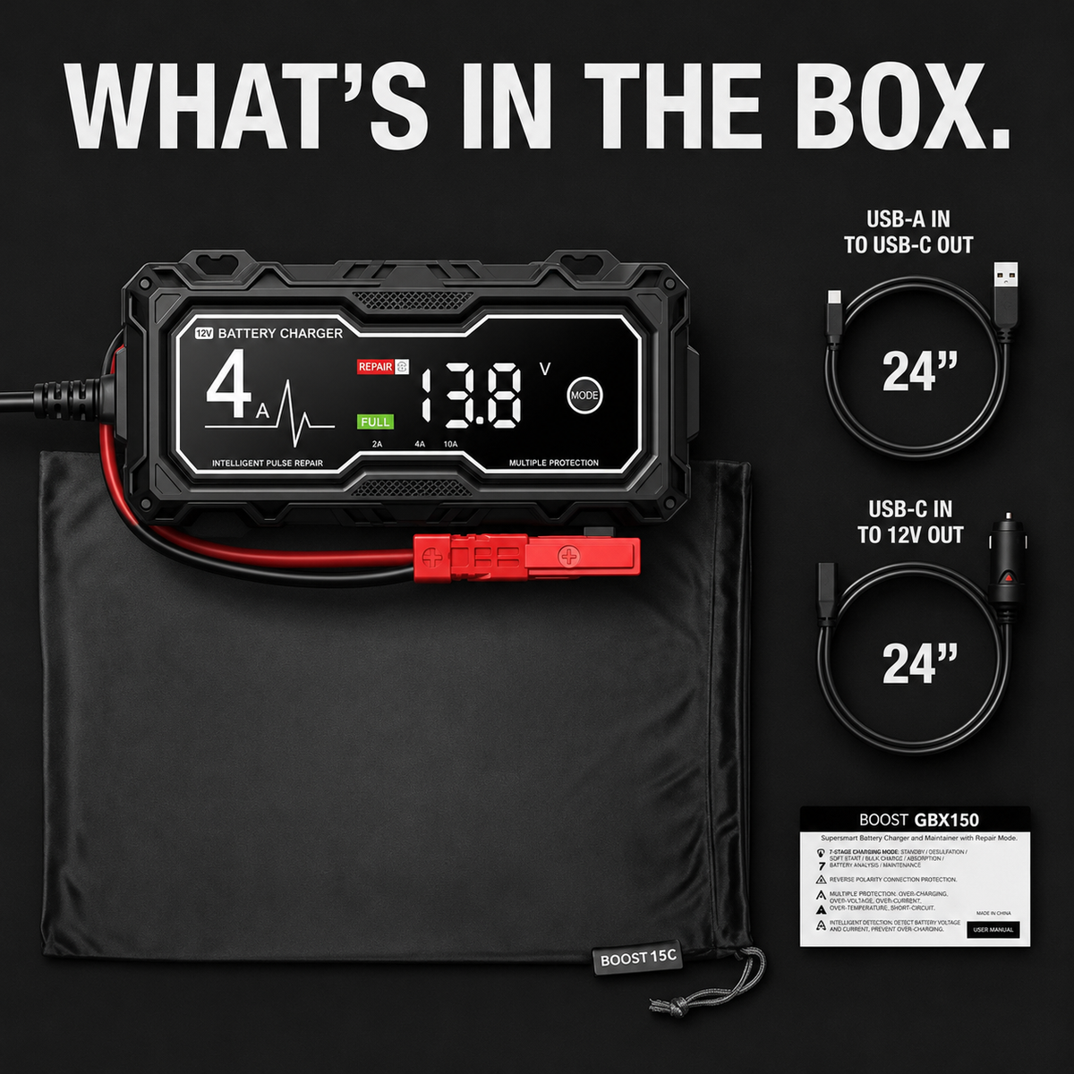 🔥⚡ Portable Car Jump Charger—Starts Up to 10.0L Gas & 8.0L Diesel Engines