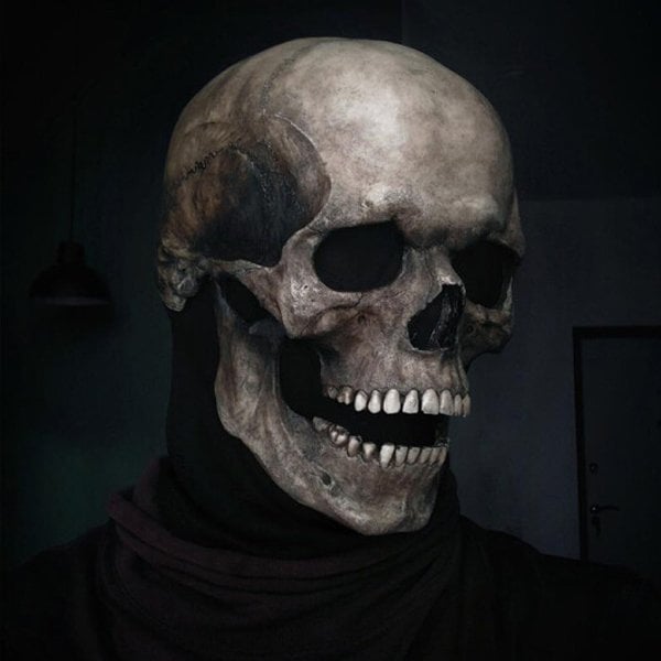 DeathVeil™ Skull Mask — Haunt Every Room with Unmatched Realism and All-Night Comfort