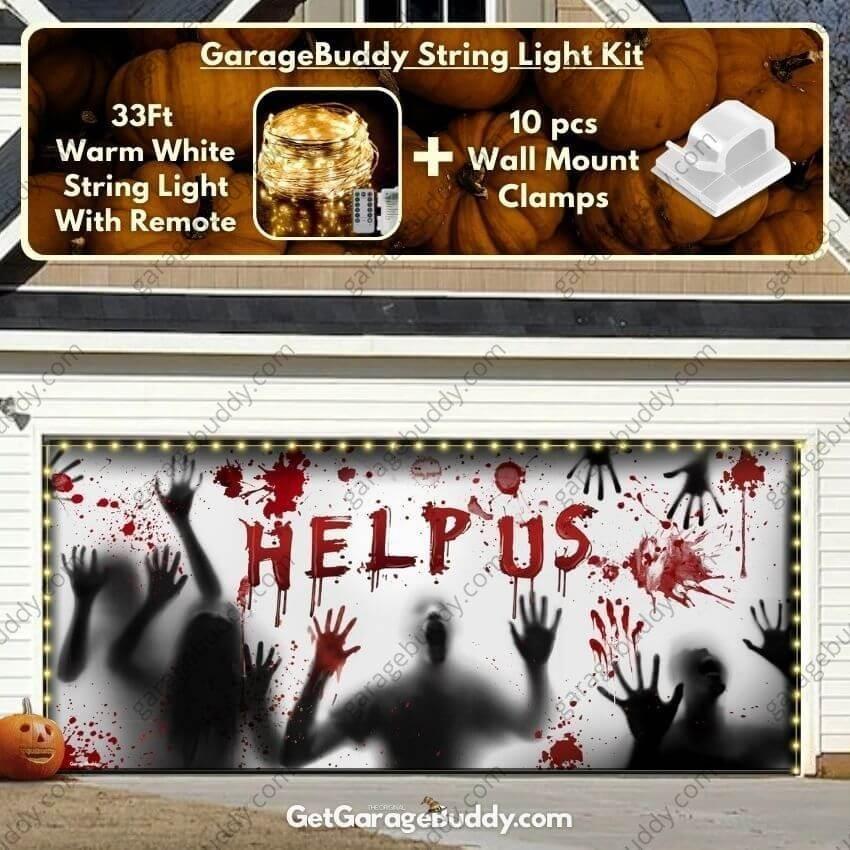 GarageBuddy Halloween Garage Door Covers