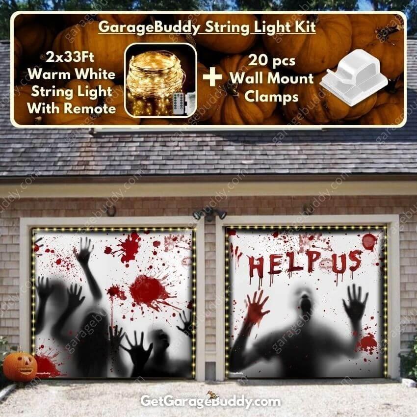 GarageBuddy Halloween Garage Door Covers