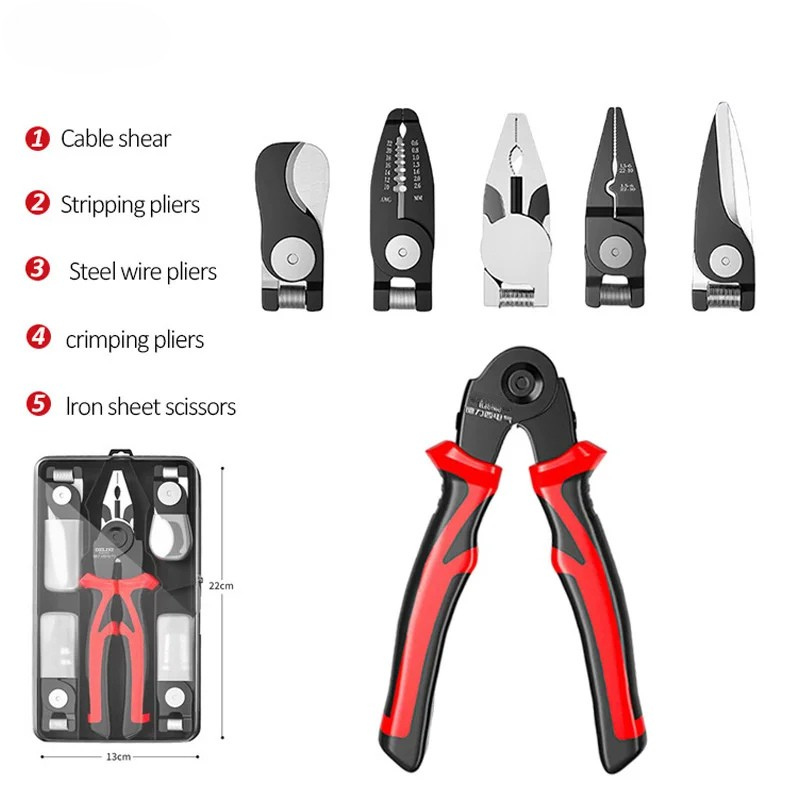 5-in-1 Electric Multifunctional Pliers Set