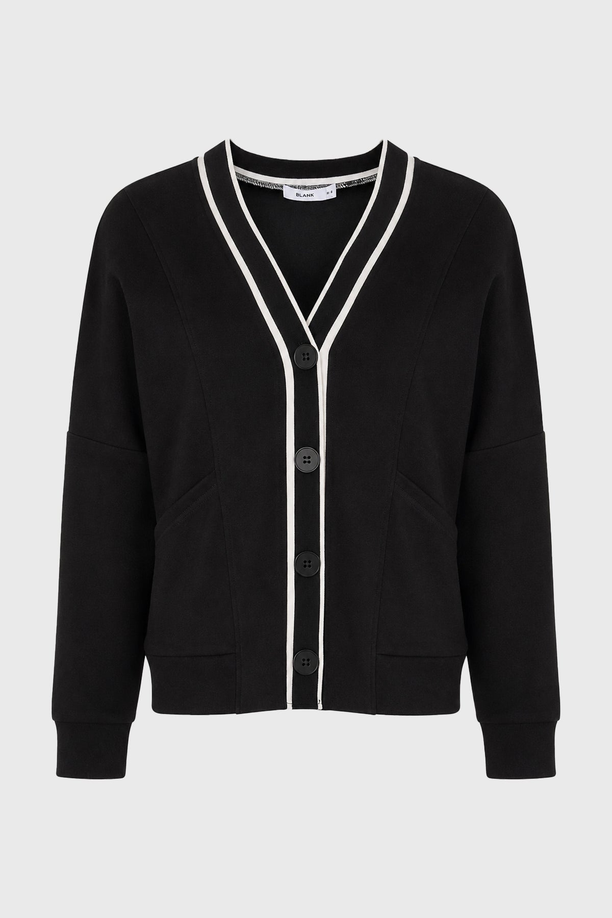 CHITHELABEL - Black Varsity Cardigan