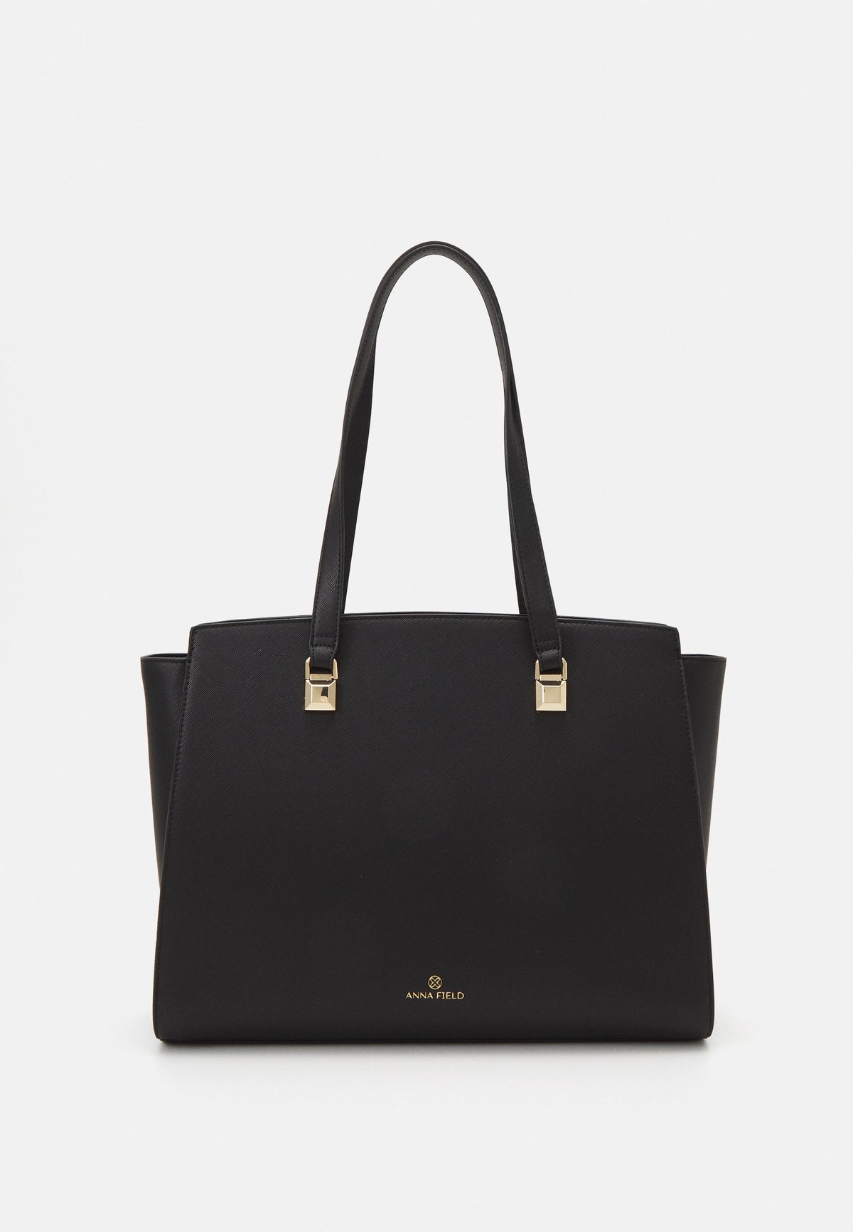 CHITHELABEL - Sleek Black Faux Leather Laptop Bag