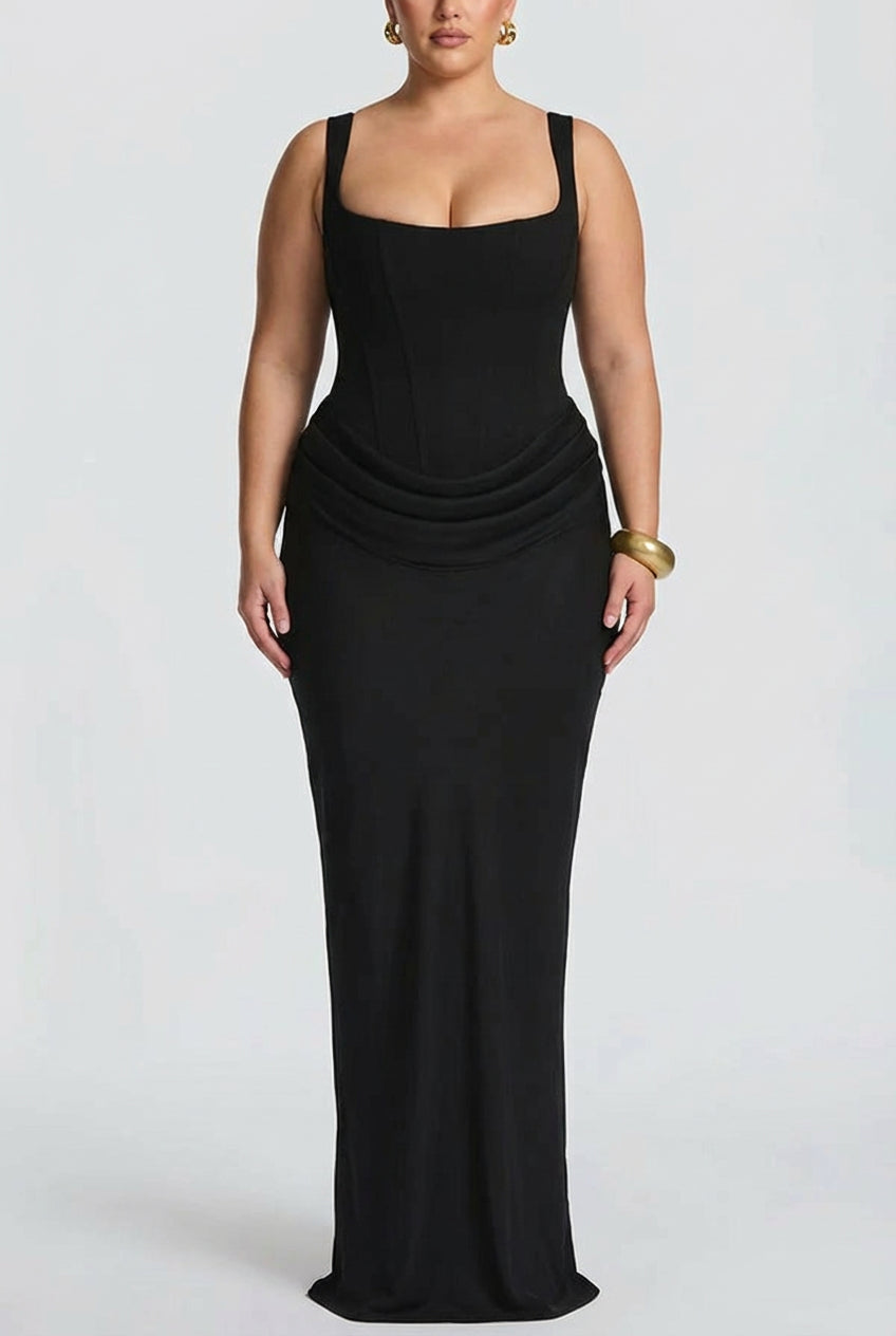 BRIAR | SQUARE NECK MAXI DRESS