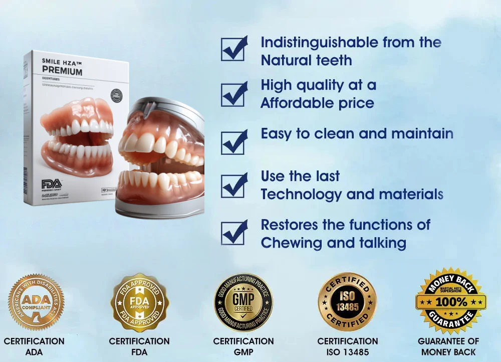 HZA-Advanced Customized Full Denture Set