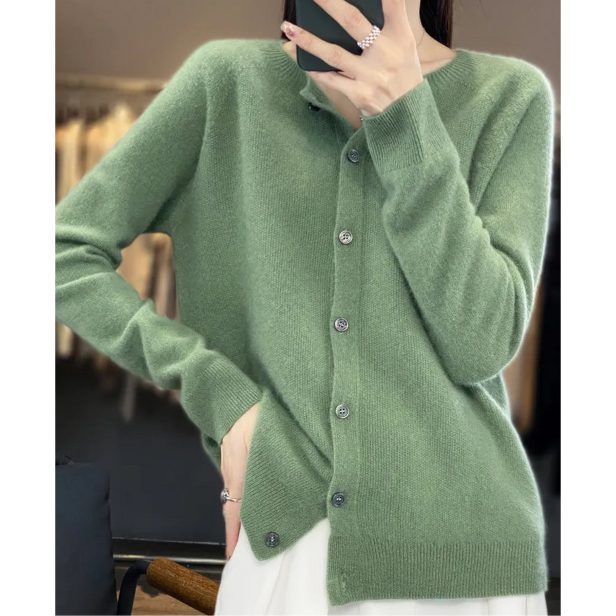 Chic Und Stil | Cashmere Cardigan for Women