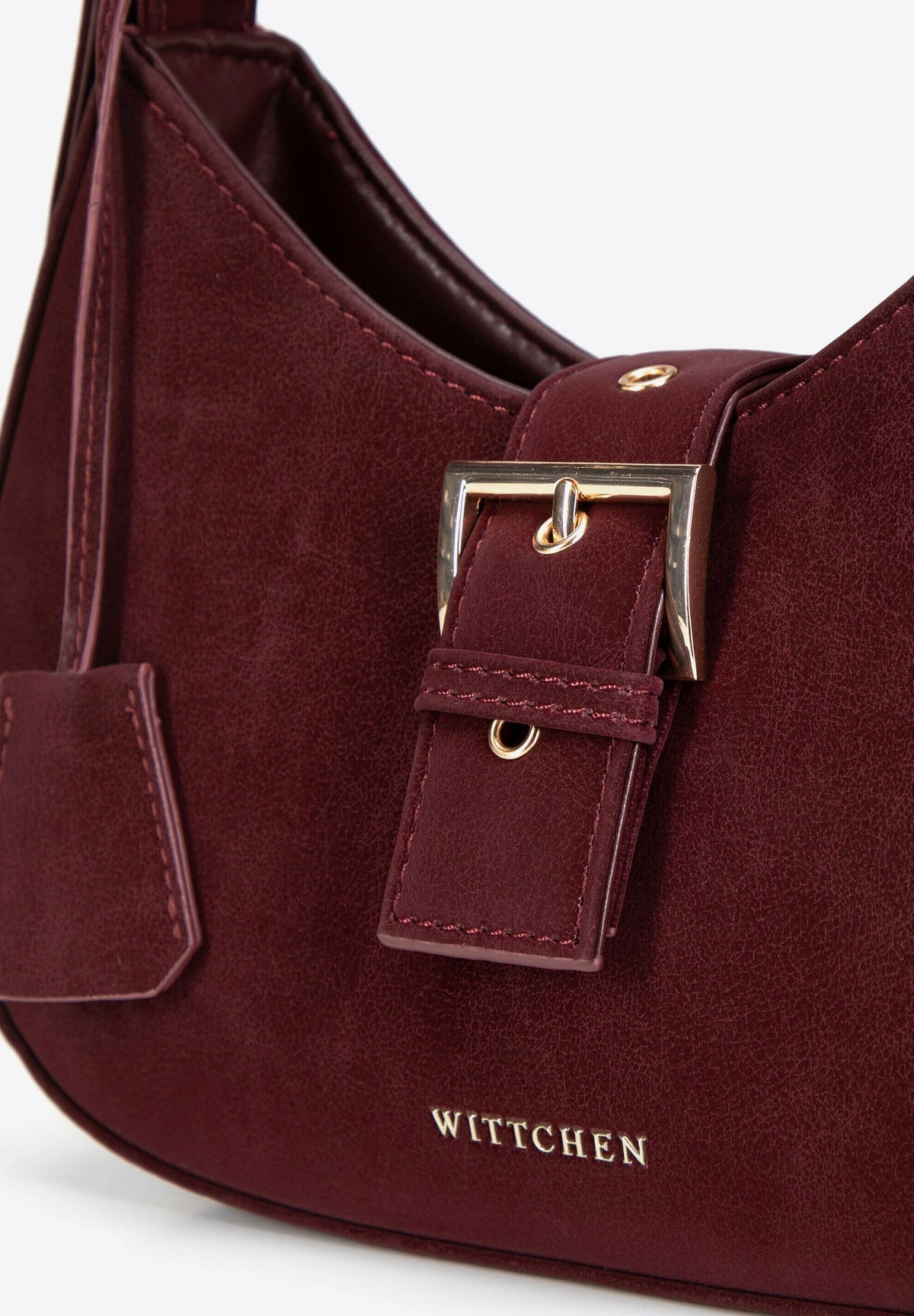 CHITHELABEL - Bordeaux Faux Leather Handbag