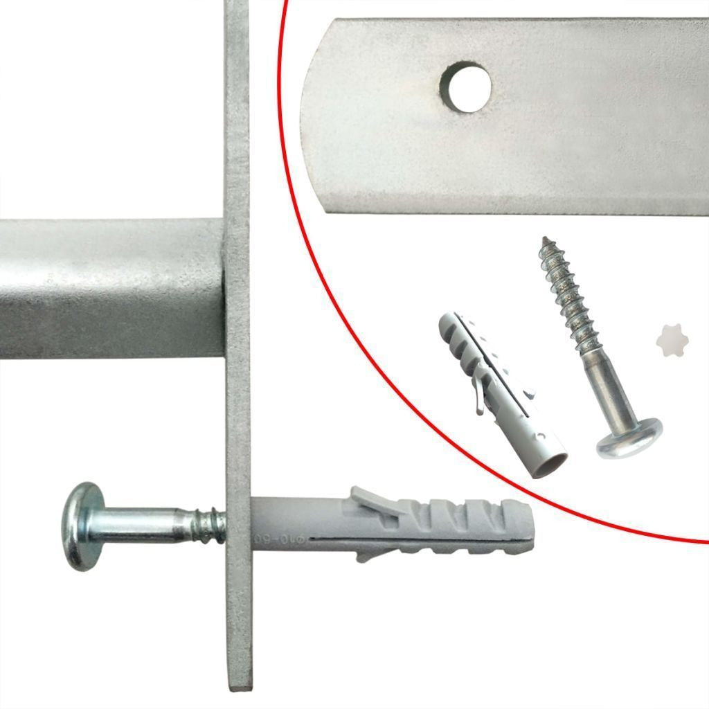 Adjustable safety grille for windows with 3 crossbars 700-1050 mm