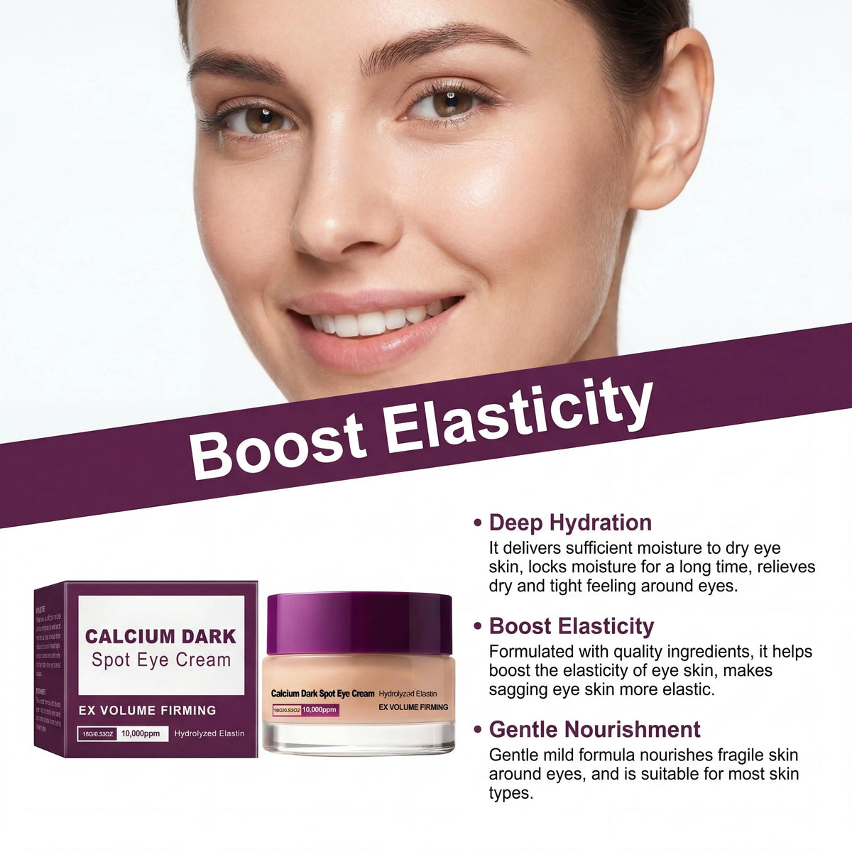 Hydrating Eye Cream with Tallow Extract 15g – Nourishing Under-Eye Cream