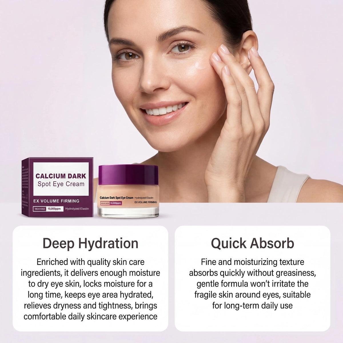 Hydrating Eye Cream with Tallow Extract 15g – Nourishing Under-Eye Cream