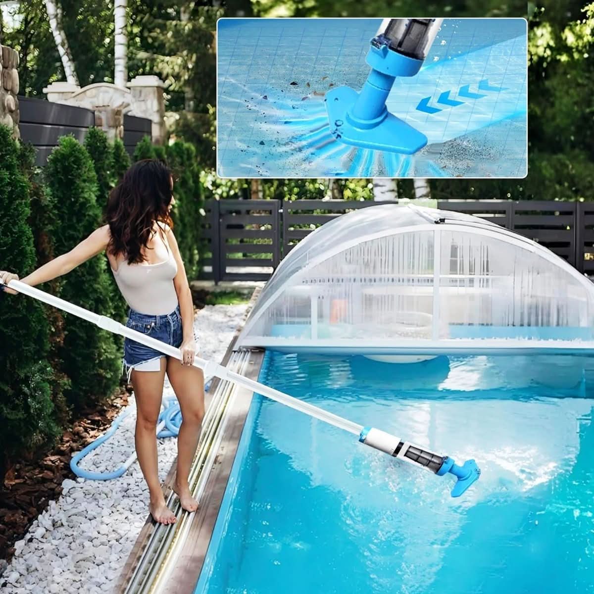 AQUAVEX - Cordless Pool Vacuum Cleaner
