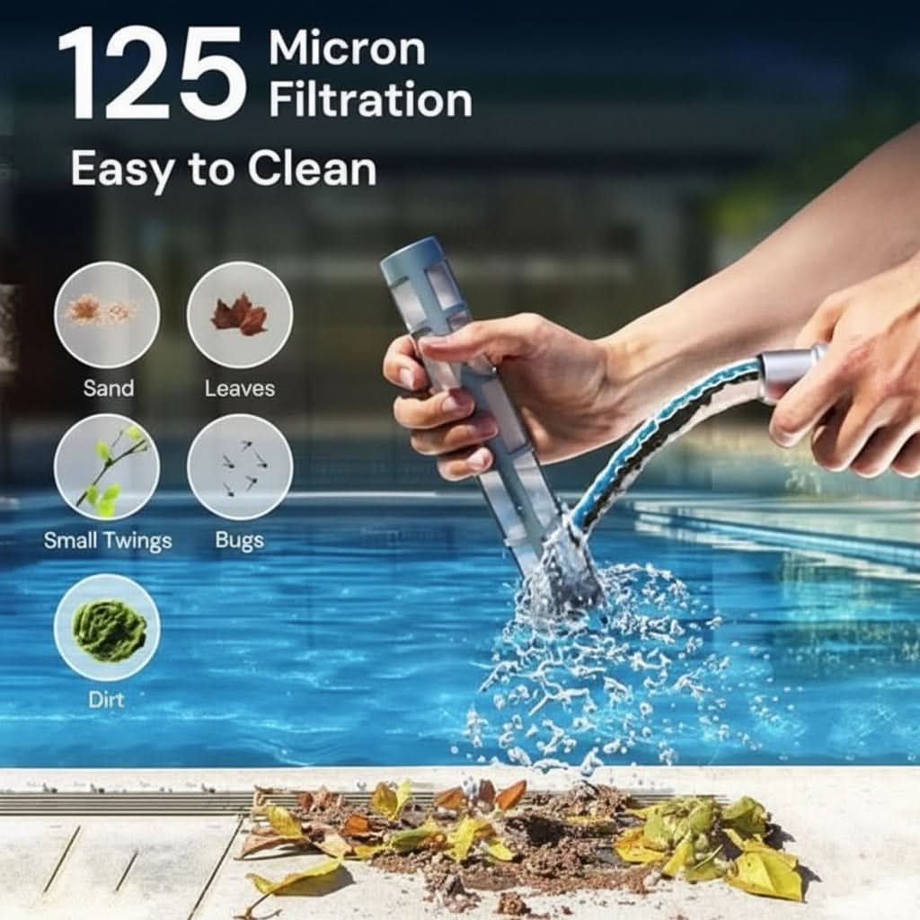 AQUAVEX - Cordless Pool Vacuum Cleaner