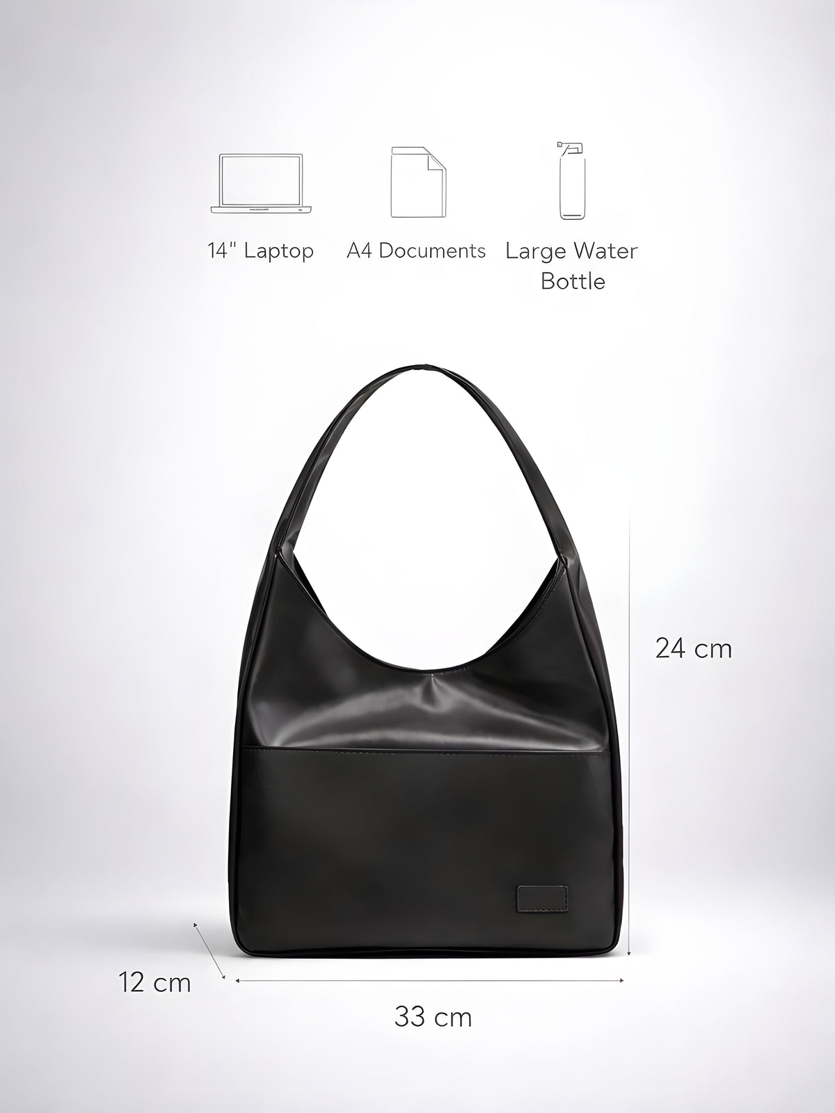 Black Handbag for school | CAPRI