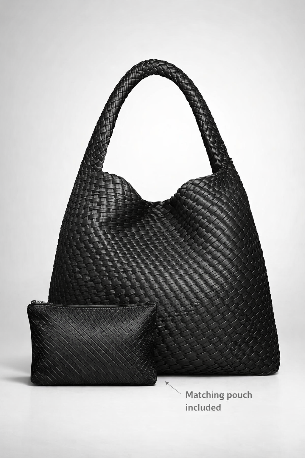 Black vegan  leather work bag | SORRENTO