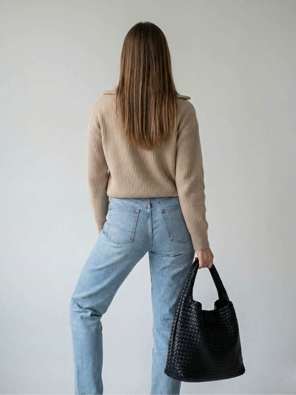 Black vegan  leather work bag | SORRENTO