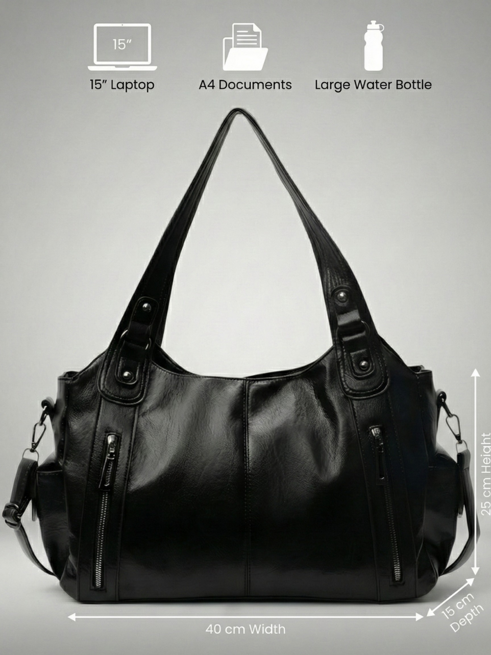 Black university bag | VENEZIA