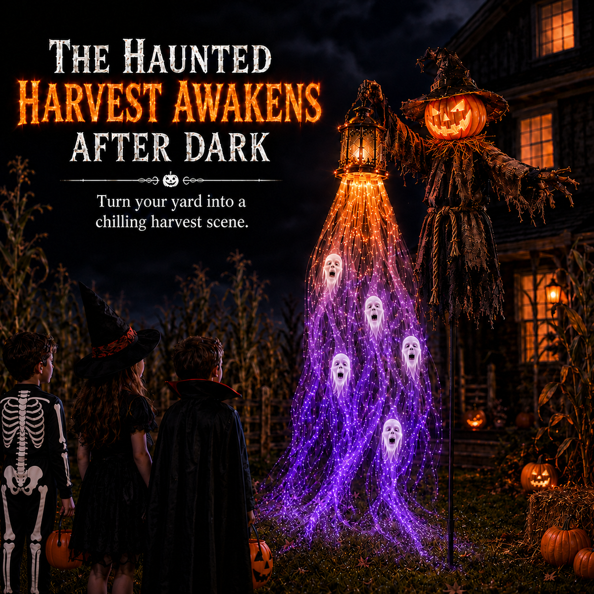 🎁 Today Only: 54% OFF 🎁Animated Halloween Soul Harvester Garden Light Collection💀
