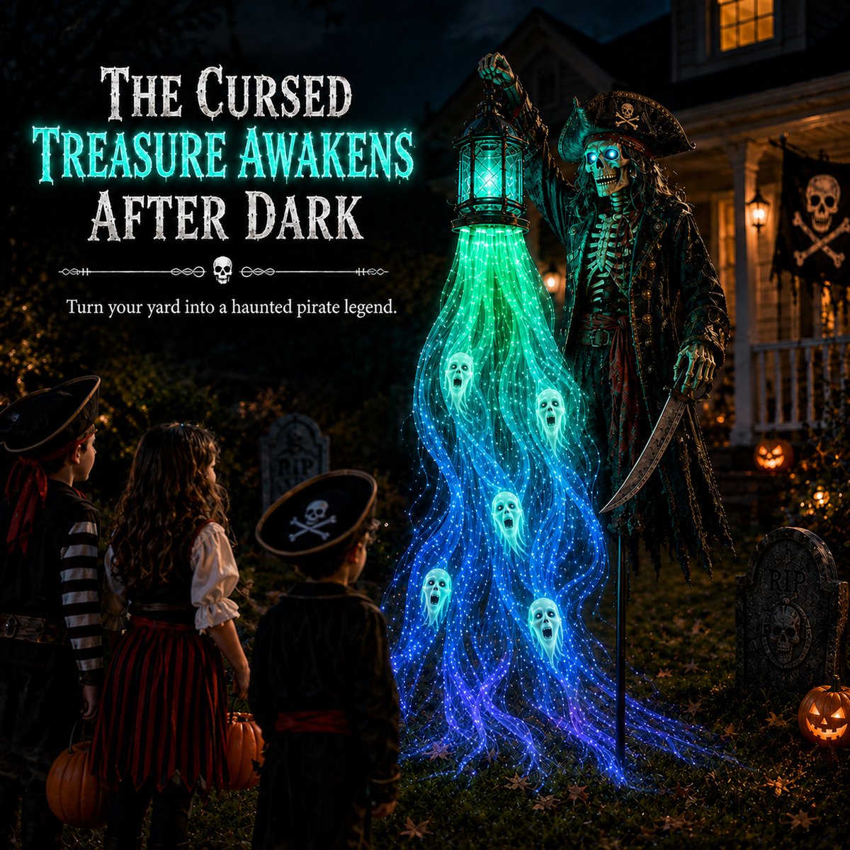 🎁 Today Only: 54% OFF 🎁Animated Halloween Soul Harvester Garden Light Collection💀