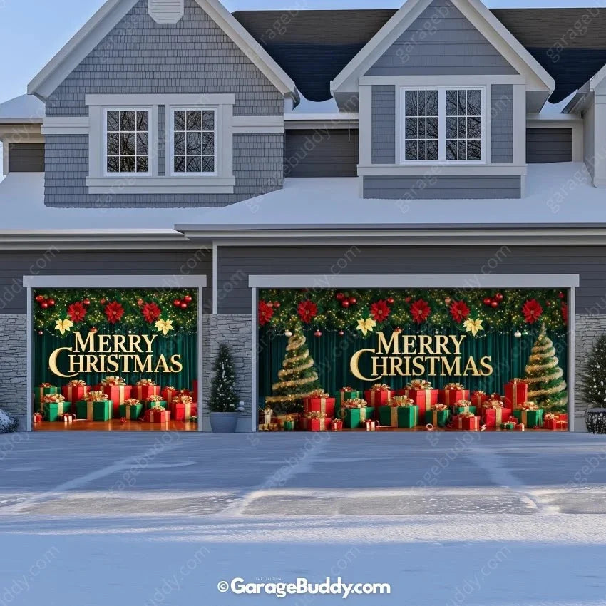 Christmas Joy | Christmas Garage Door Cover