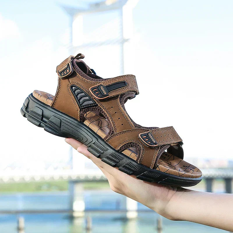Clark | Men’s Ergonomic Leather Sandals