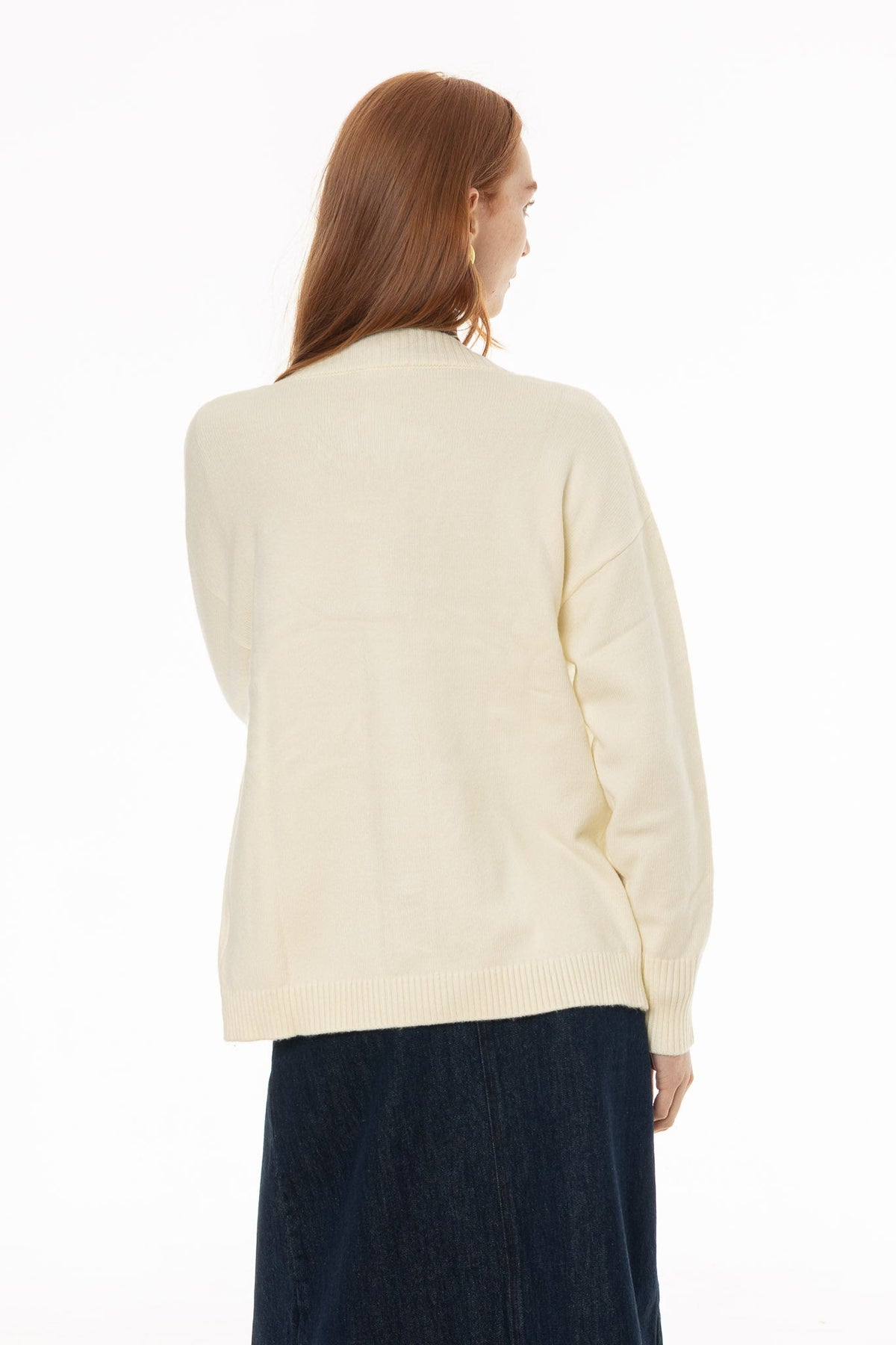 CHITHELABEL - Cream Chunky Knit Cardigan