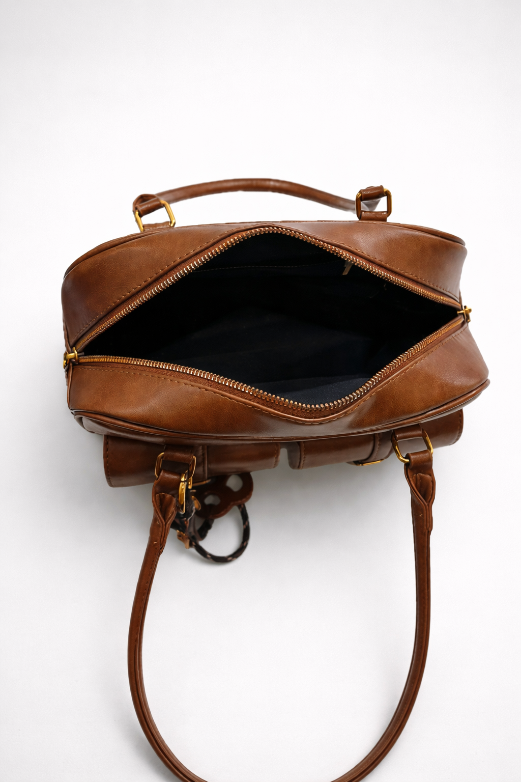 Brown bag for women in Vegan leather | Modica