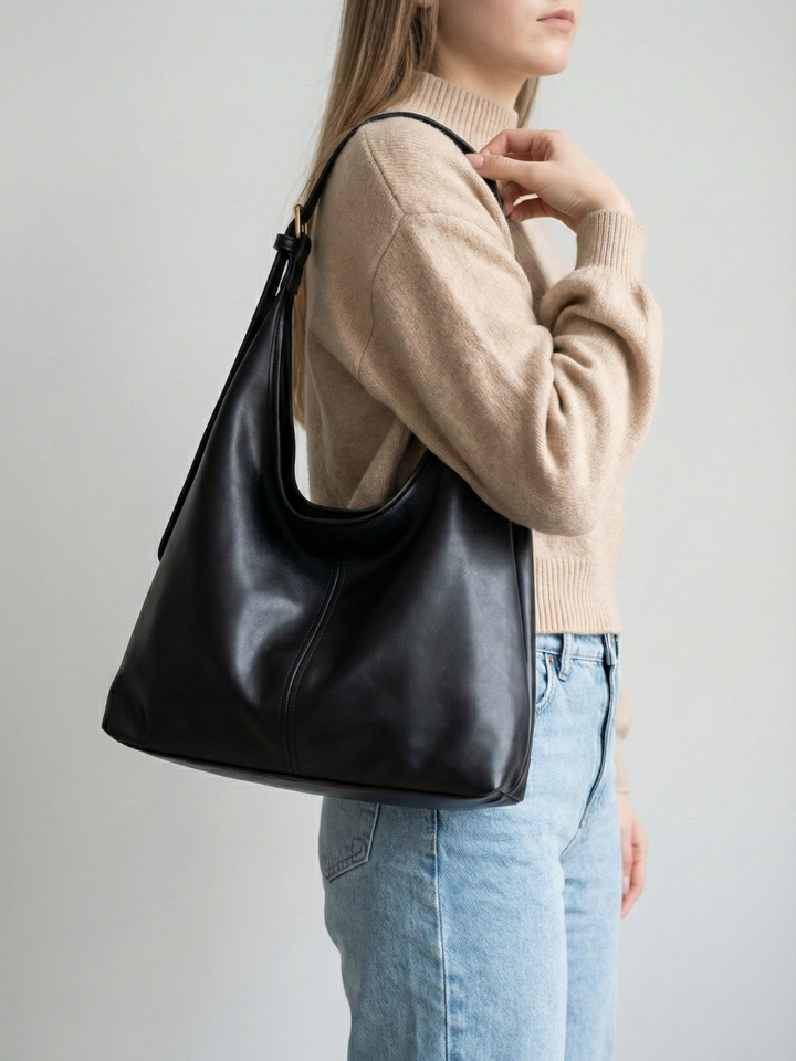 Faux leather tote bag for work | Ferrara