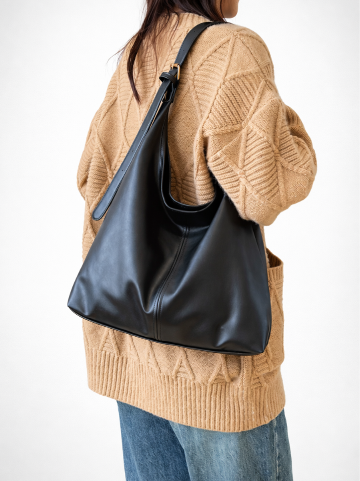 Faux leather tote bag for work | Ferrara