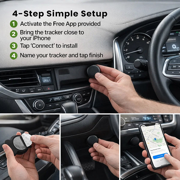 24/7 GPS Vehicle Security Tracker Android & iOS Compatible