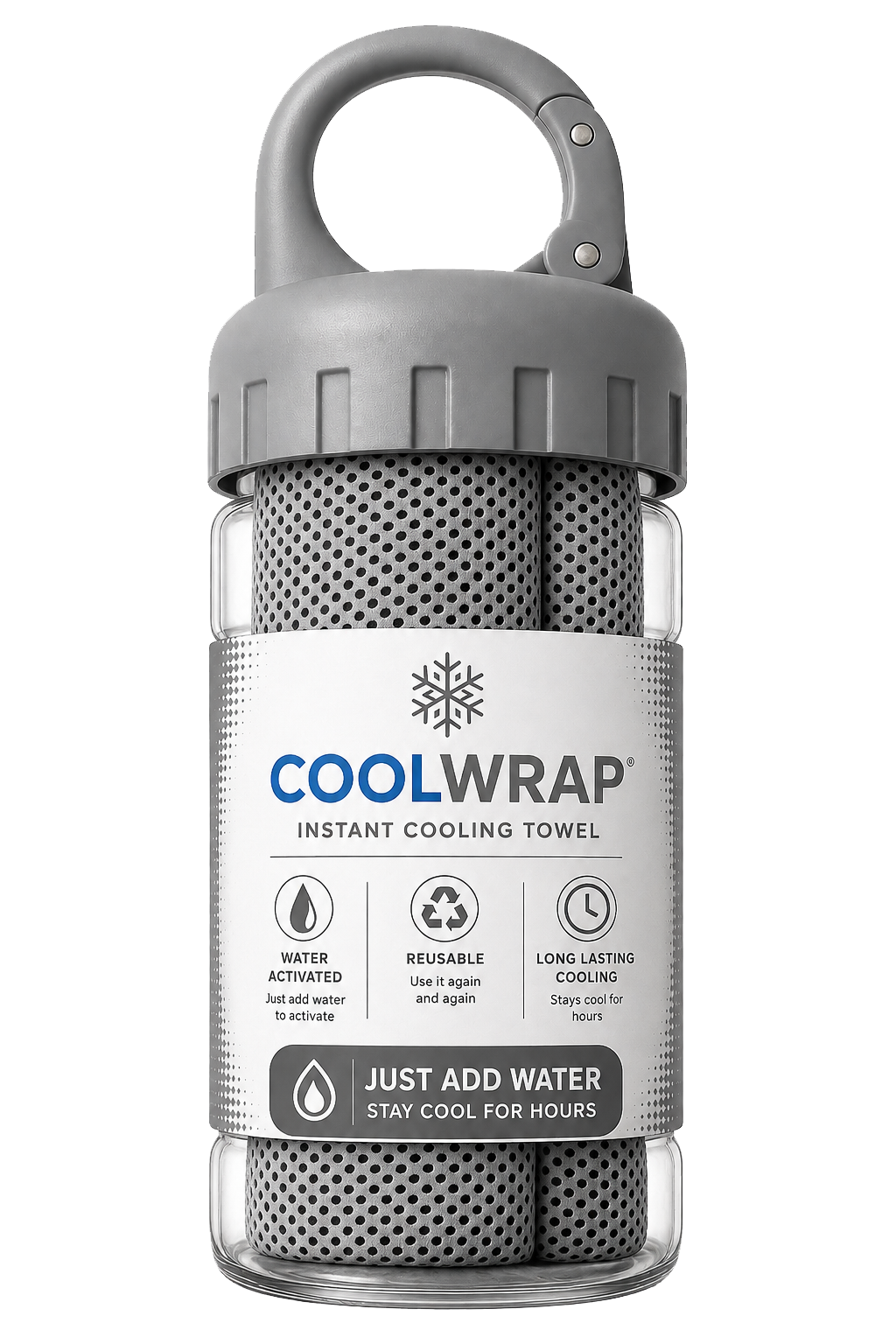 CoolWrap Instant Cooling Towel Blue