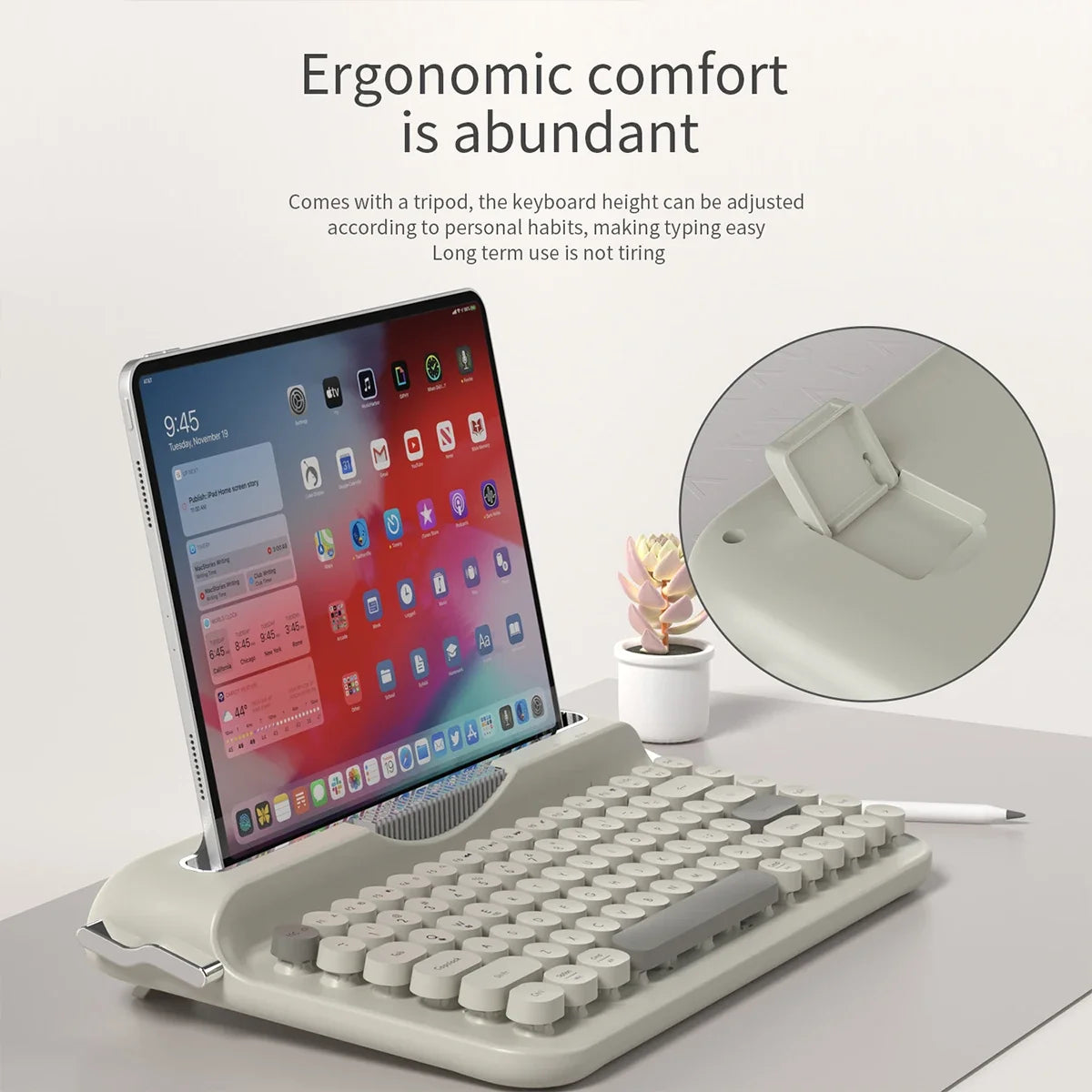 Wireless Slim Membrane Keyboard - Quiet Low Profile 82 Key RGB Backlit Desktop Computer Peripheral for Office Laptop Typing and Gaming