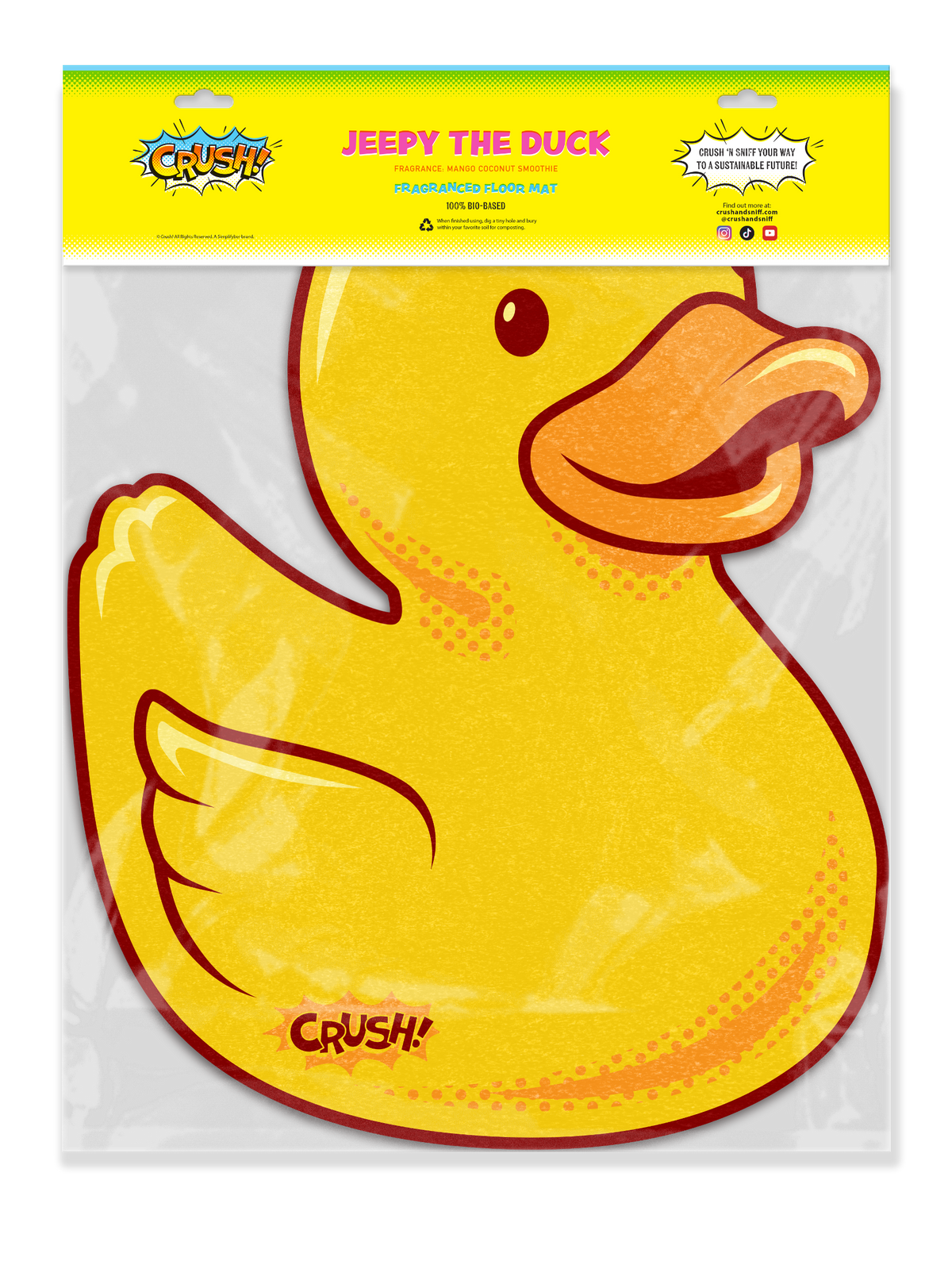 Jeepy the Duck Scented Floor Mat //BACKORDERED//
