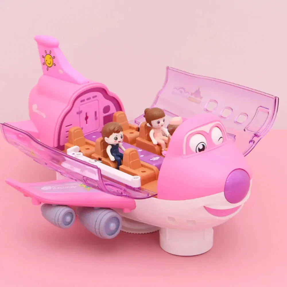 Kids Dancing Aero plane Toy Music Lights
