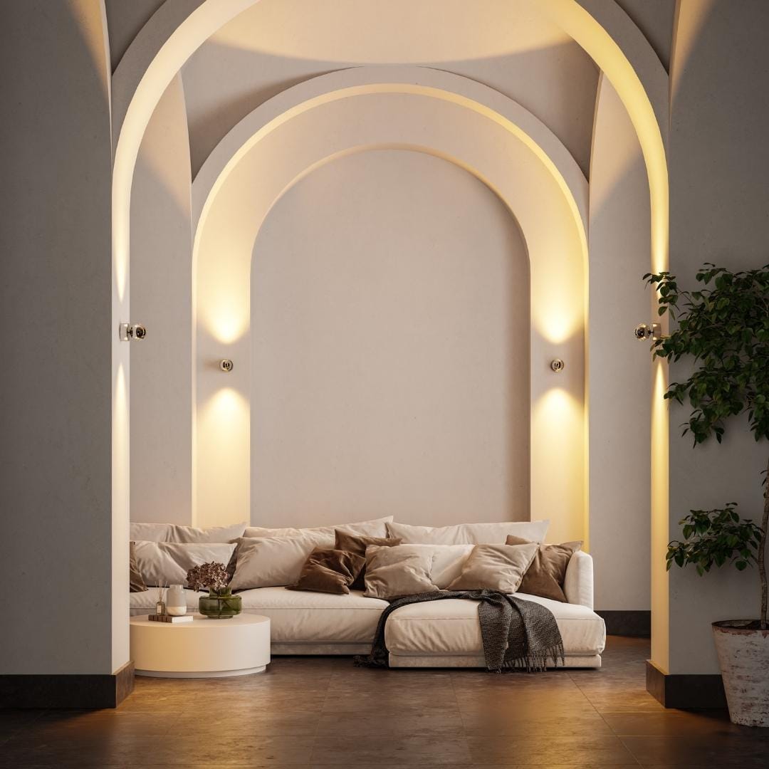 LED Wall Light Chrome Modern Spot Lamp