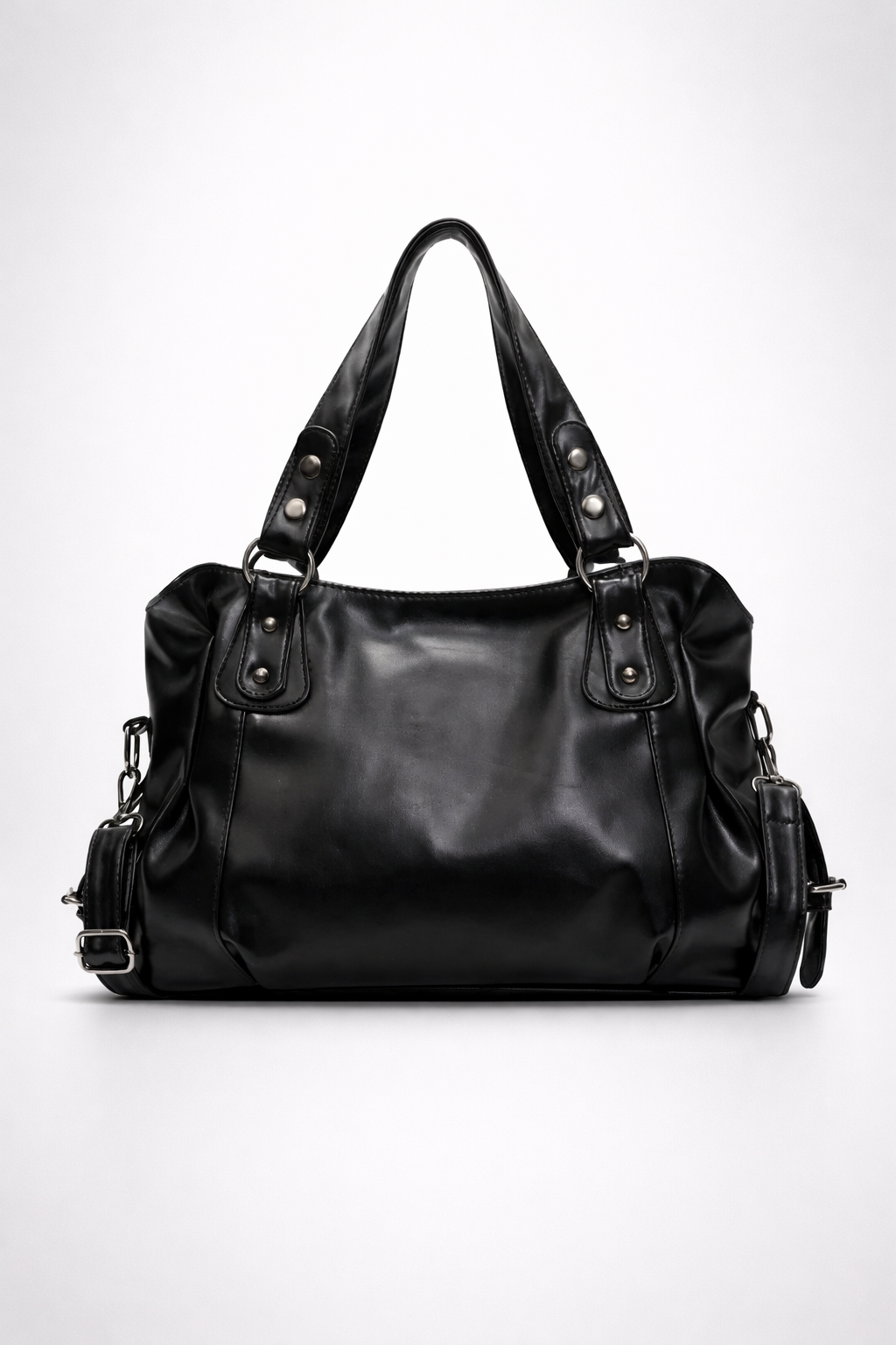 Large black handbag for school | TARANTO