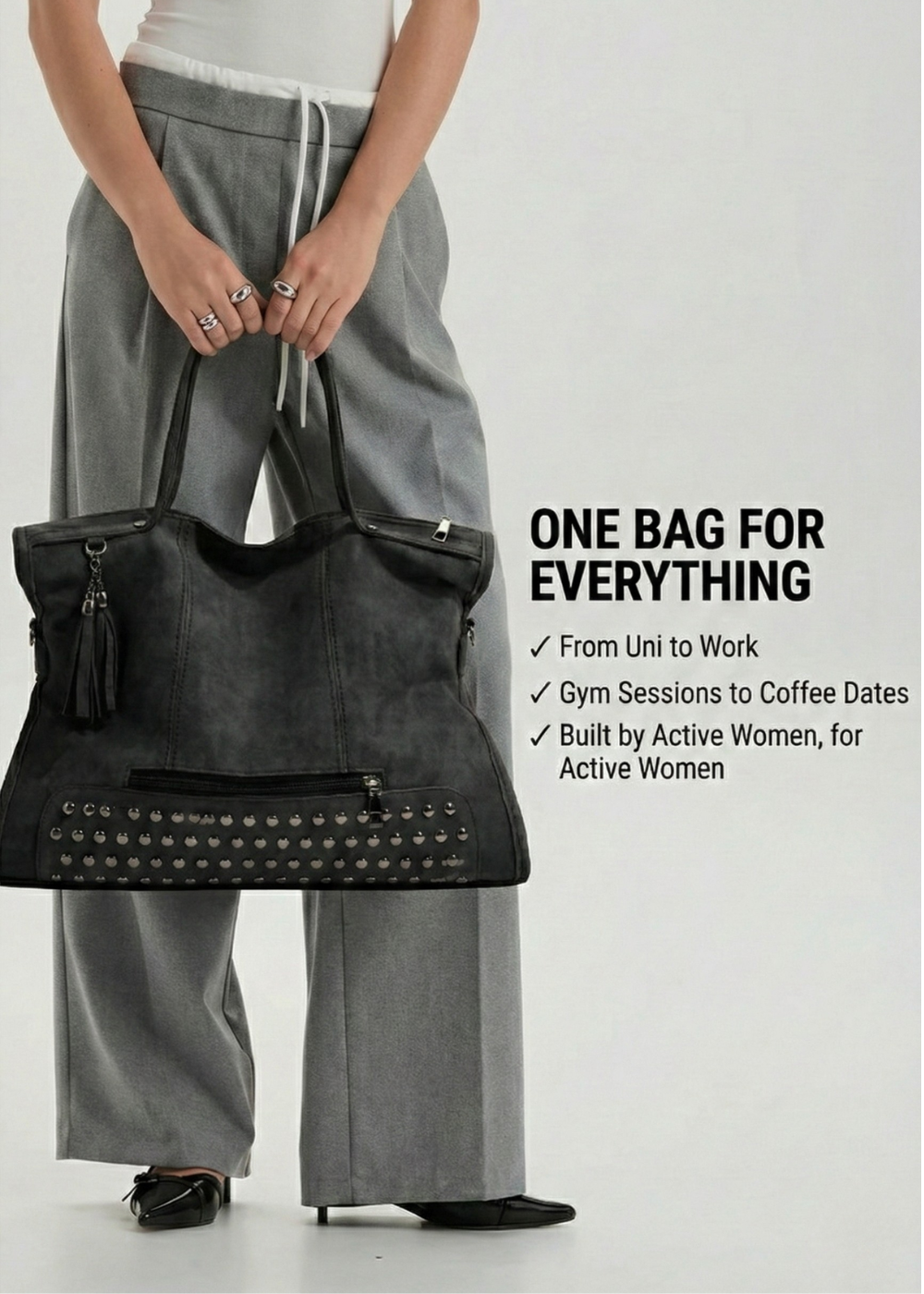 Large black work bag | CATANIA