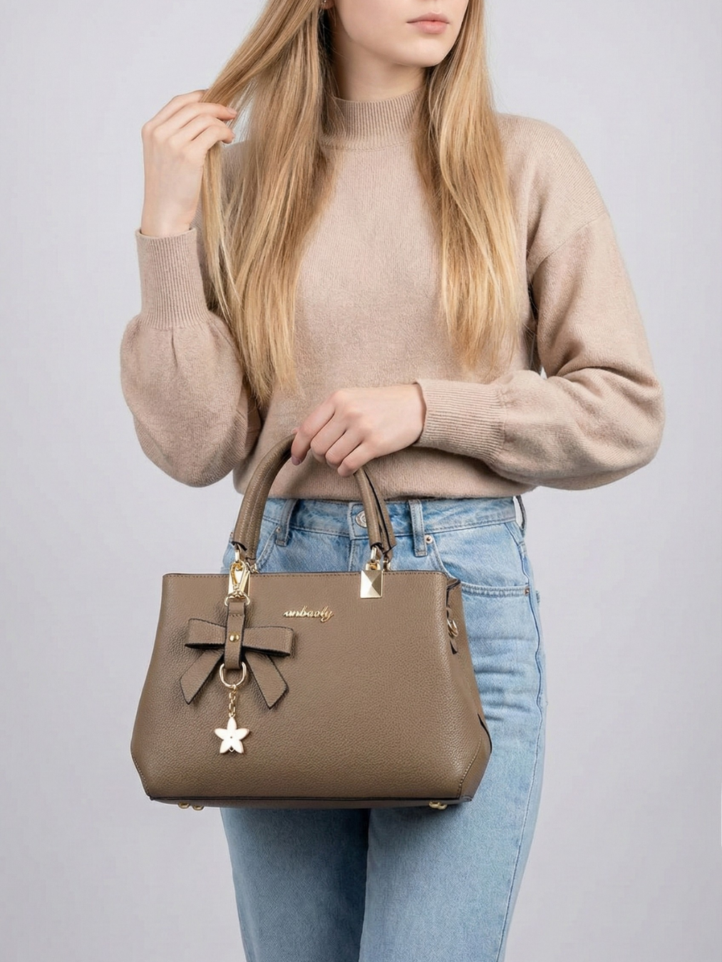 Large vegan leather work bag | BELLUNO