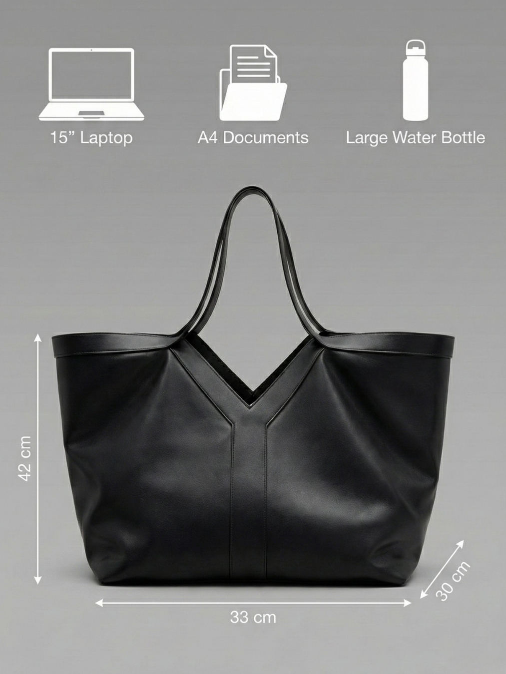 Large work tote bags for women | Bergamo